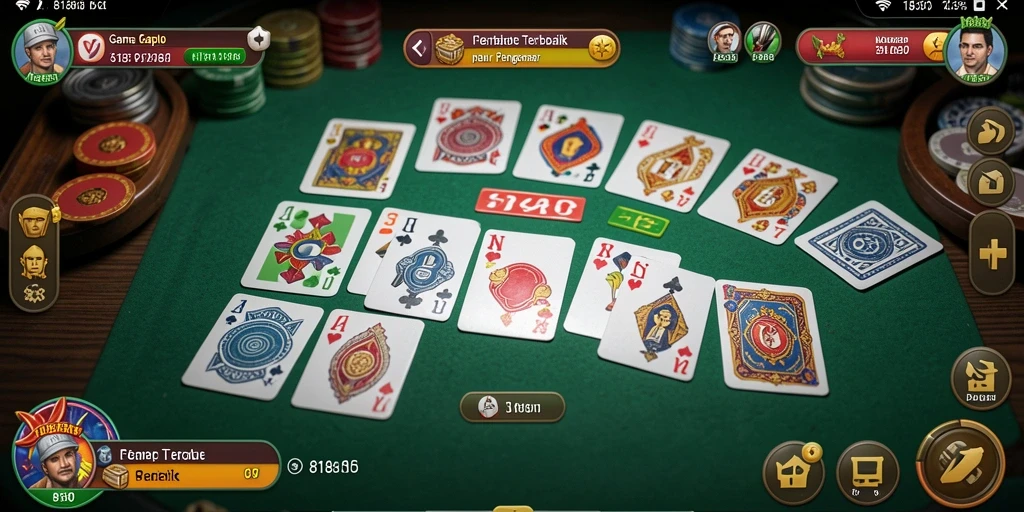 Tampilan gameplay seru dan interaktif 8180 di Gaple.