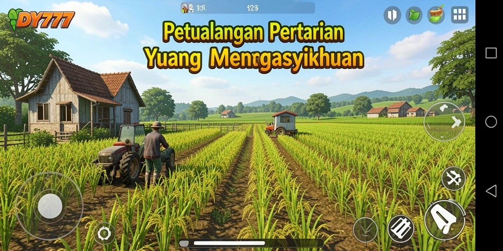 Tampilan gameplay DY777 yang menarik dan penuh warna.