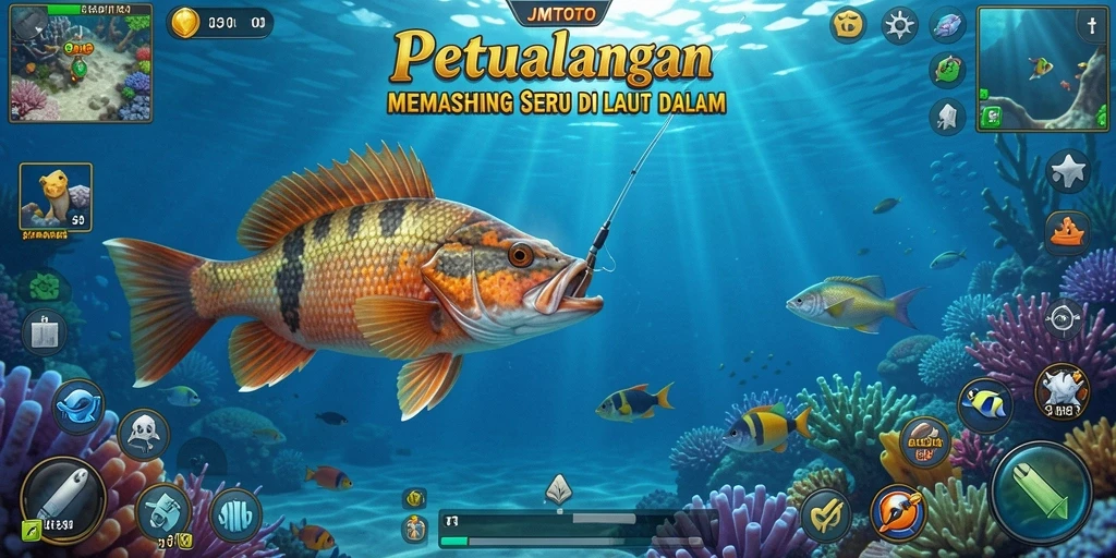 Tangkapan ikan besar dalam gameplay JMTOTO yang mendebarkan.