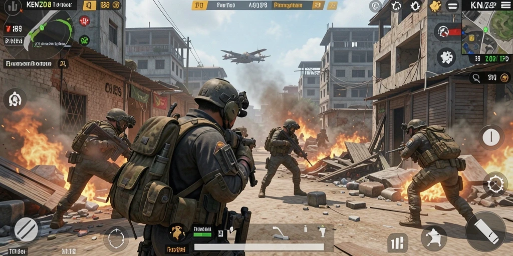 Tampilan gameplay KENZO188 yang dramatis dan mengasyikkan.