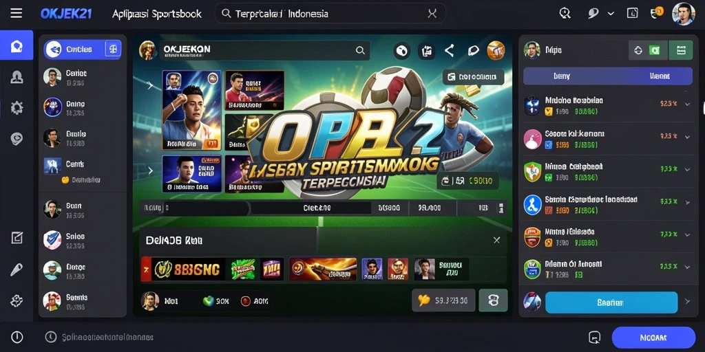 Tampilan gameplay menarik dari OKJEK21 dengan antarmuka yang ramah pengguna.