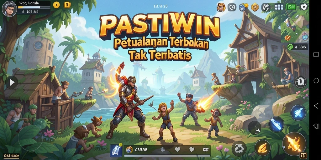Screenshot gameplay PASTIWIN dengan petualangan luar biasa.