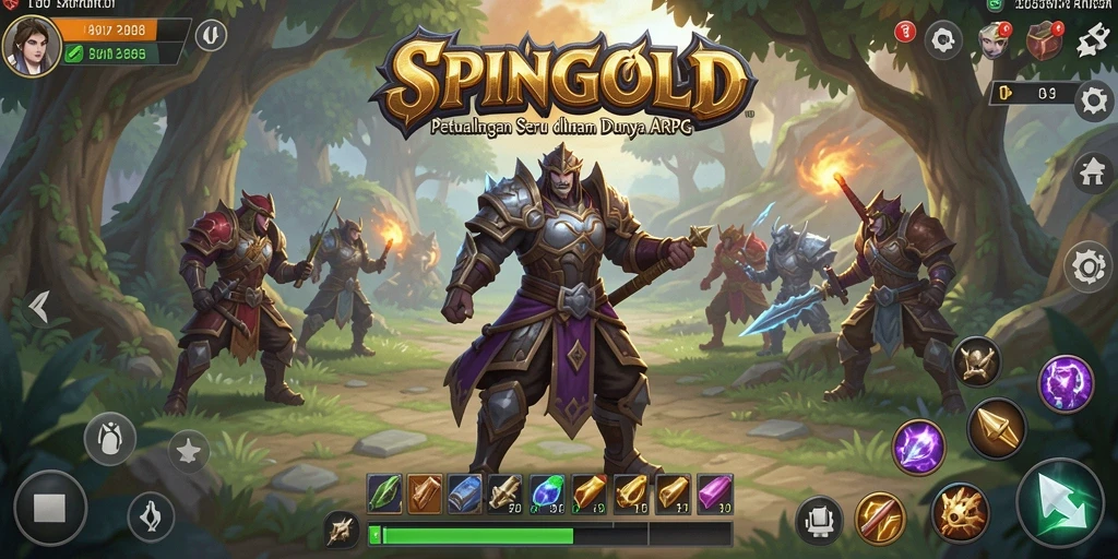 Gameplay seru SPINGOLD dengan aksi mendebarkan di dunia ARPG.
