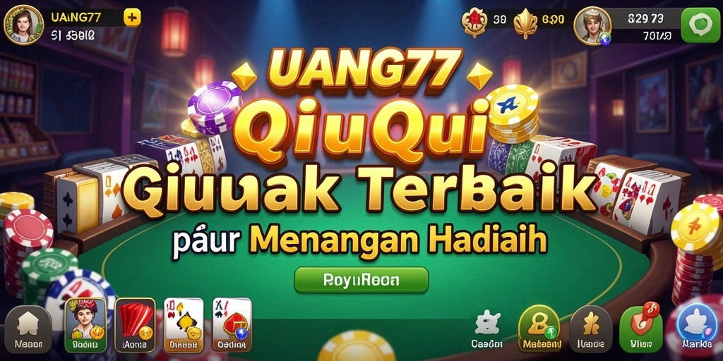 Tampilan gameplay menarik dari UANG77 dengan aksi QiuQiu.