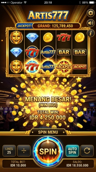 Beragam kategori aplikasi tersedia di artis777.